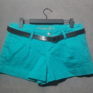 American Rag Cie Green/Turquoise Short‎ Shorts Juniors Size 7 NWOT